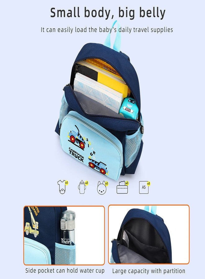 willikiva حقيبة ظهر صغيرة ثلاثية الأبعاد بتصميم حديقة حيوانات لطيفة من ويليكيفا، حقيبة ظهر للأطفال للأولاد والبنات، حقيبة ظهر مقاومة للماء لمرحلة ما قبل المدرسة (لون أزرق فاتح) - Image 4