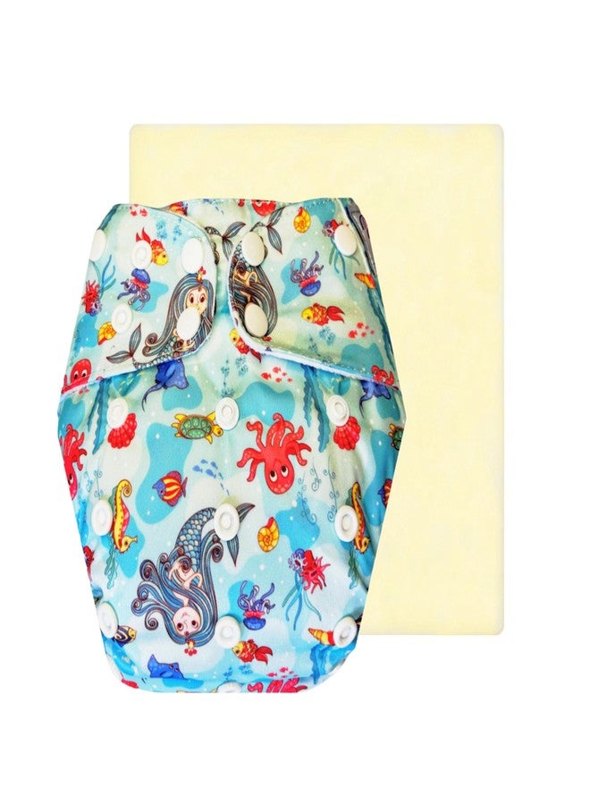 Dumbledo Elite Cloth Diaperwith Magical Soaker (Pack of 1) | Hypoallergenic | Reusable & Washable | Quick Dry | Worry-Free Diapering | 3 Months - 3 Years | Unisex Baby - Image 1