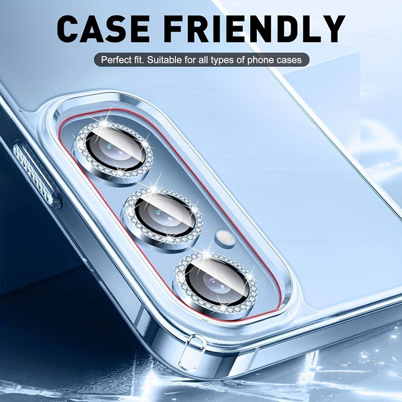حلقات حماية معدنية للعدسة لـ Galaxy S23 Ultra وS24 Ultra وردي مقاوم للخدوش - Image 3