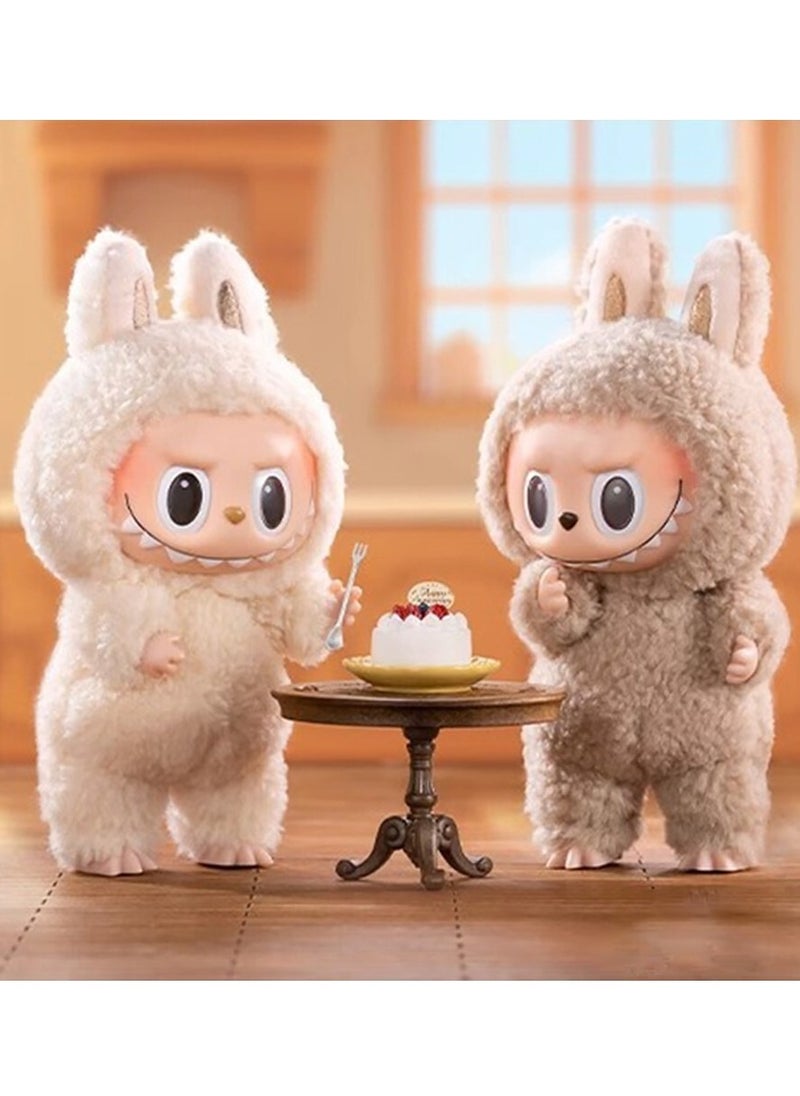 LABUBU Labubu Doll 1st Generation Monsters  Exciting Macaron Series,Collectible Toy Art 17cm Plush Dolls Toy Figures Keychain  - Image 2
