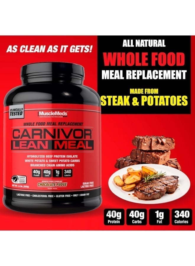 MUSCLEMEDS Carnivor Lean Meal -  Chocolate fudge 20 serving (4.4LB) - Image 5