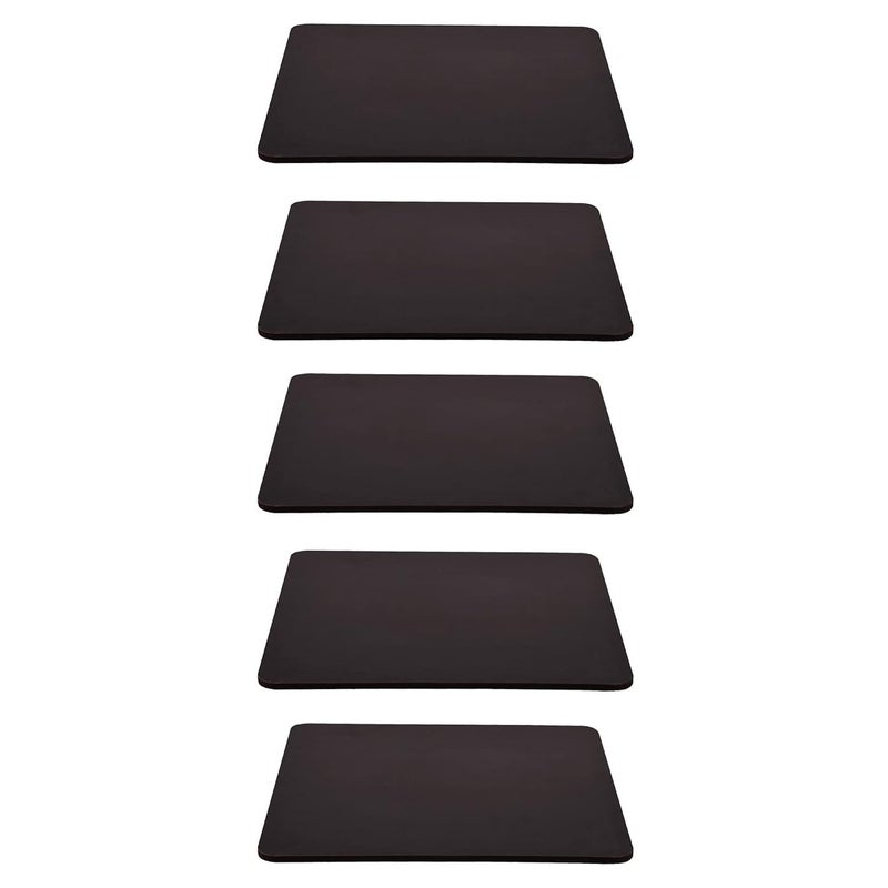 BAKERS 4U لوح كعكة مربع أسود MDF من BAKERS 4U قاعدة كعكة 8 بوصة عبوة من 10 خوادم كعكة خشبية سوداء عبوة من 10 - Image 2
