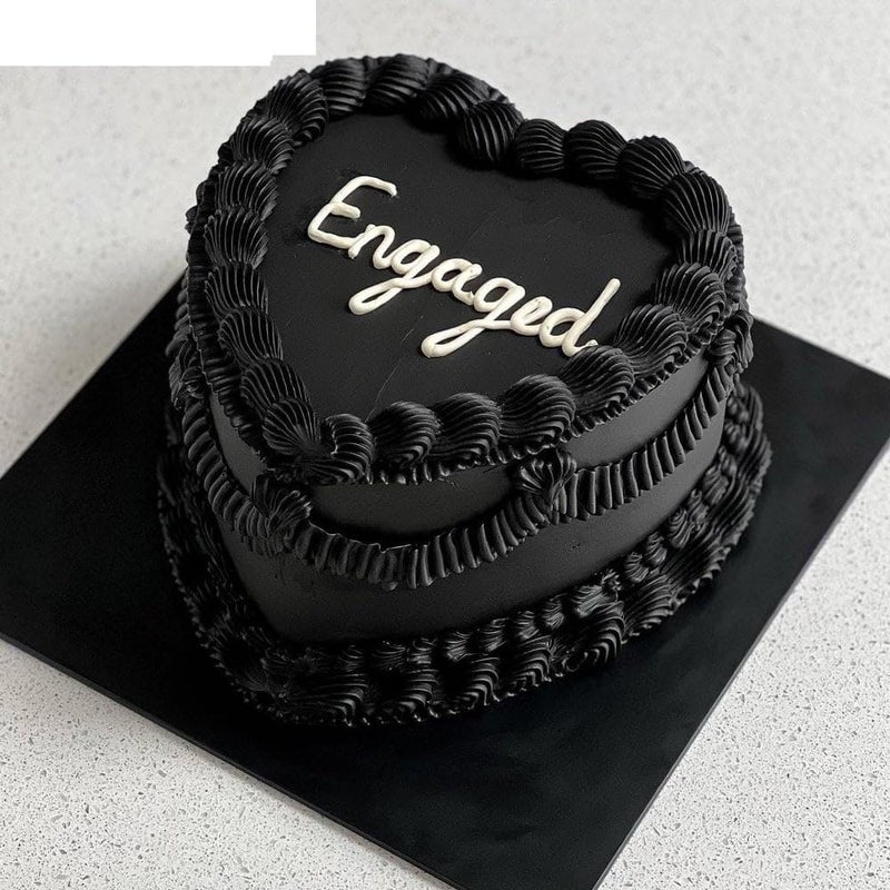 BAKERS 4U لوح كعكة مربع أسود MDF من BAKERS 4U قاعدة كعكة 8 بوصة عبوة من 10 خوادم كعكة خشبية سوداء عبوة من 10 - Image 4