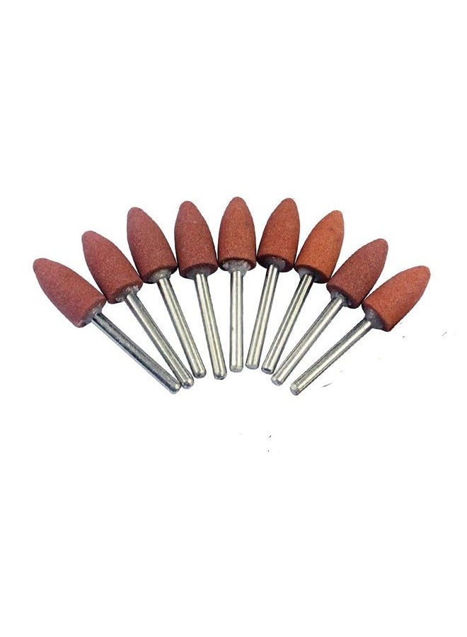 LUO KE 18 Pcs Abrasive Buffing Kits Mounted Stone Grinding Burr Set With 3mm Shank For Dremel Tool(Cylinder Shape) - Image 2