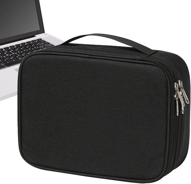 Cable Organizer Travel |cable organizer Bag for Traveling - Large Capacity Bag for cables, Camera, Hard Drives, Batteries, Chargers - Image 1