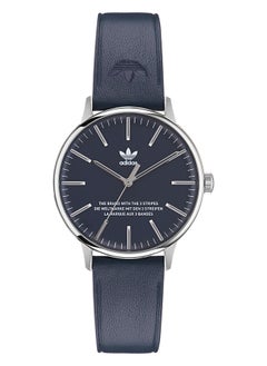Adidas ساعة يد جلدية دائرية الشكل بعرض تناظري للرجال AOSY22529 - 38 ملم  - Image 1