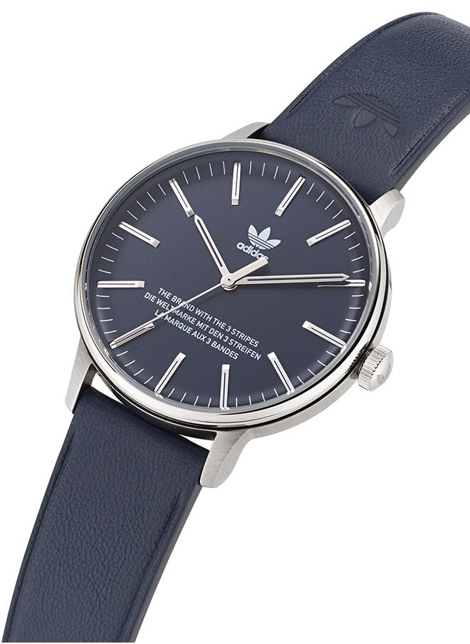 Adidas Men's Analog Round Shape Leather Wrist Watch AOSY22529 - 38 Mm  - Image 4