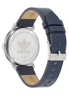 Adidas ساعة يد جلدية دائرية الشكل بعرض تناظري للرجال AOSY22529 - 38 ملم  - Image 3