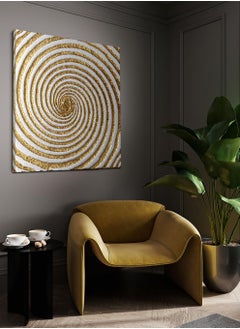 LOWHA Canvas Wall Art Stretched Over Wooden Frame with Arches Retro Style Art Pattern Painting  - Image 3