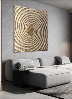 LOWHA Canvas Wall Art Stretched Over Wooden Frame with Arches Retro Style Art Pattern Painting  - Image 2