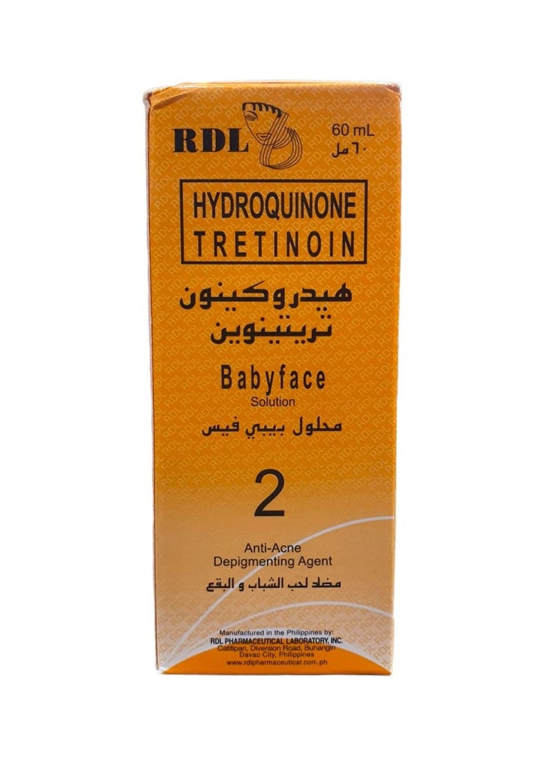 Babyface Hydroquinone Tretinoin Solution Clear 60ml - pzsku/Z3FEF642EC66E40C9A169Z/45/_/1667280001/bb208806-bc51-44f7-88a3-9a2243be2663