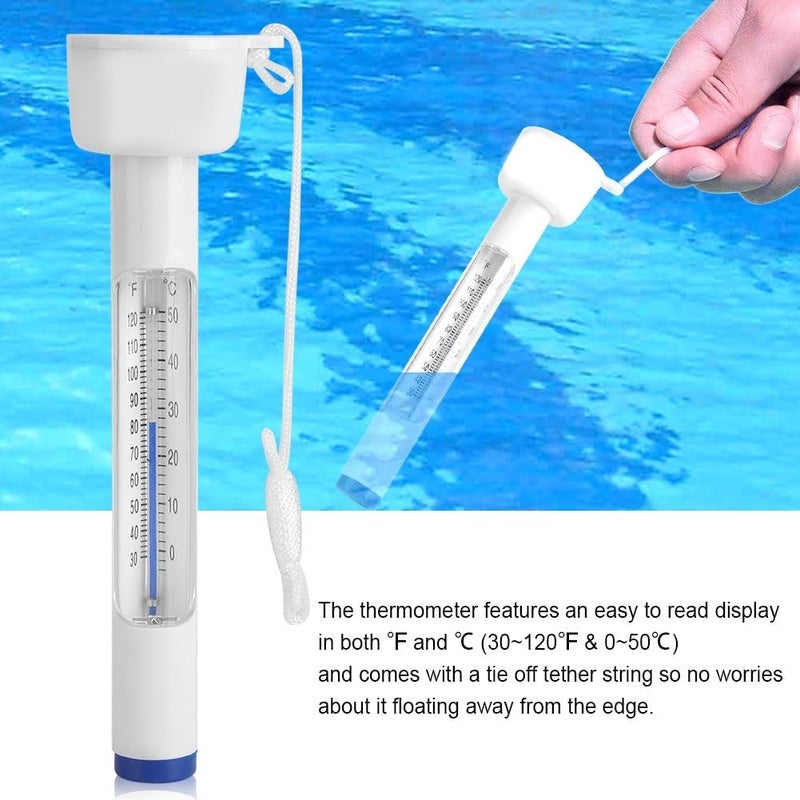 woobles Floating Thermometer，Large Floating Thermometer for Outdoor & Indoor Swimming Pools Spas Hot Tubs Fish Ponds ℃ & ℉ for Outdoor & Indoor Swimming Pools,Spas,Hot Tubs,Jacuzzis - Image 3