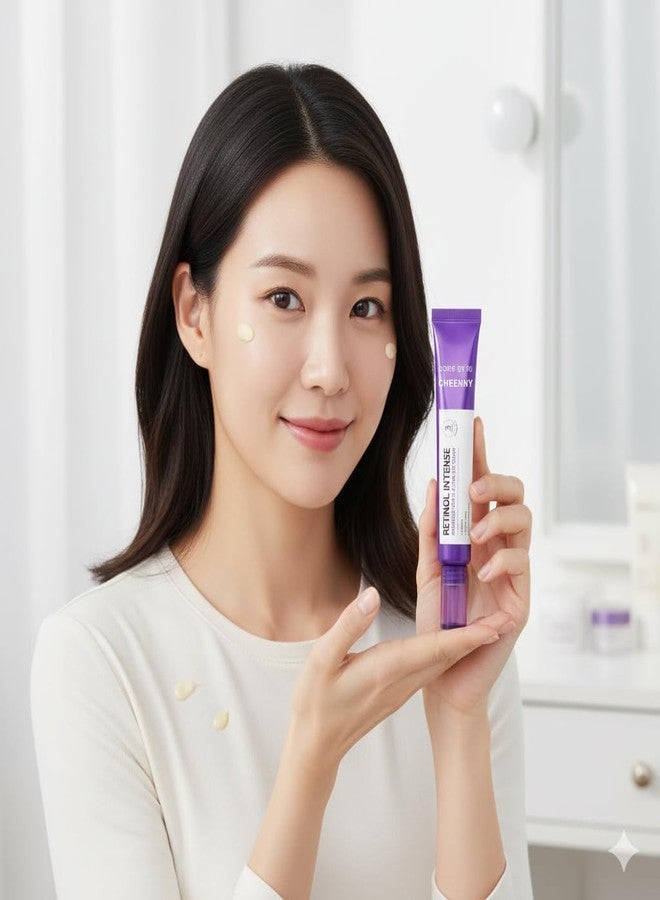 CHEENNY Retinol Intense Advanced Triple Action Eye Cream |30ml - Fine Lines and Dark Circles Care for Sensitive Skin| Mild Retinol Under Eye Night Cream for Aging Signs |Korean Skin Care(S_BY_M Eye Cream) - Image 5