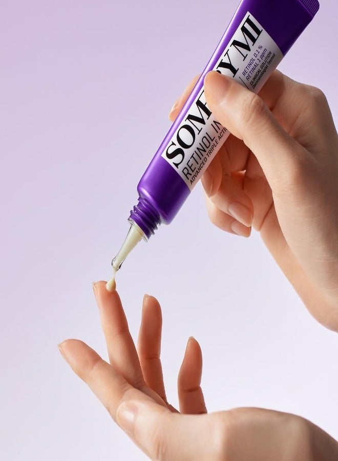 CHEENNY Retinol Intense Advanced Triple Action Eye Cream |30ml - Fine Lines and Dark Circles Care for Sensitive Skin| Mild Retinol Under Eye Night Cream for Aging Signs |Korean Skin Care(S_BY_M Eye Cream) - Image 1
