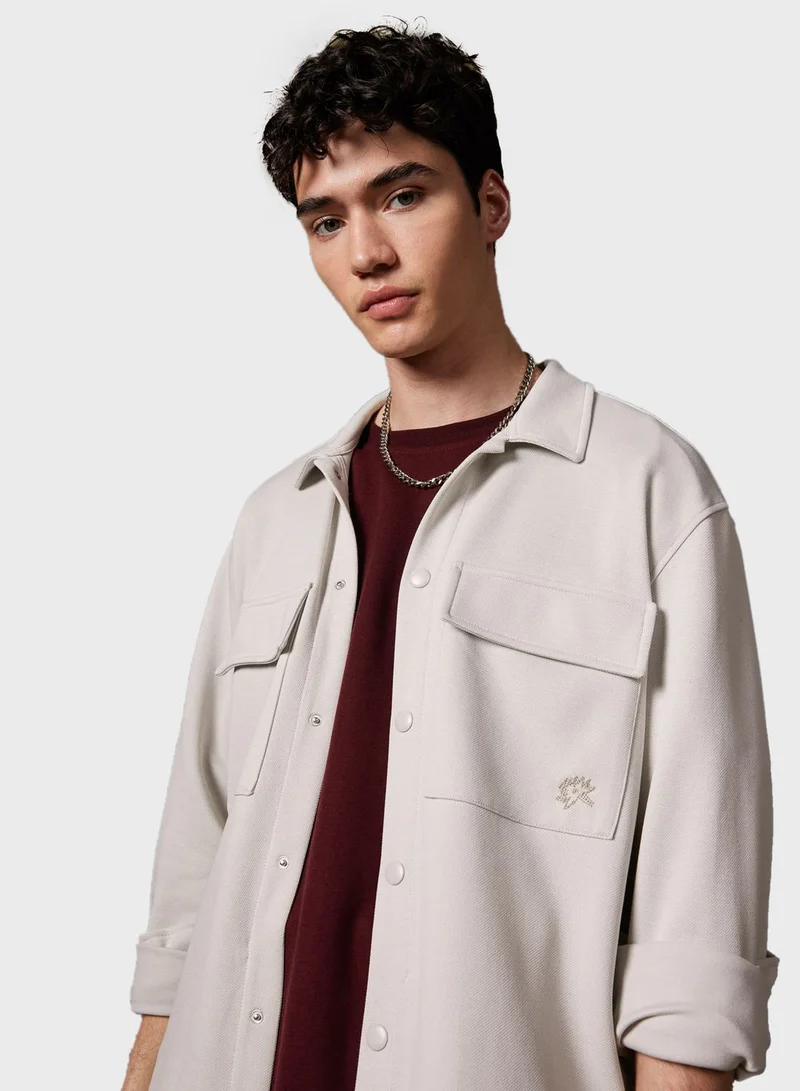 DeFacto Man Relax Fit Long Sleeve Shirt