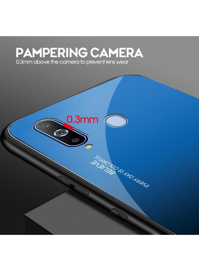 اس-توب جراب زجاجي متدرج الألوان لهاتف Galaxy A8s - Image 4