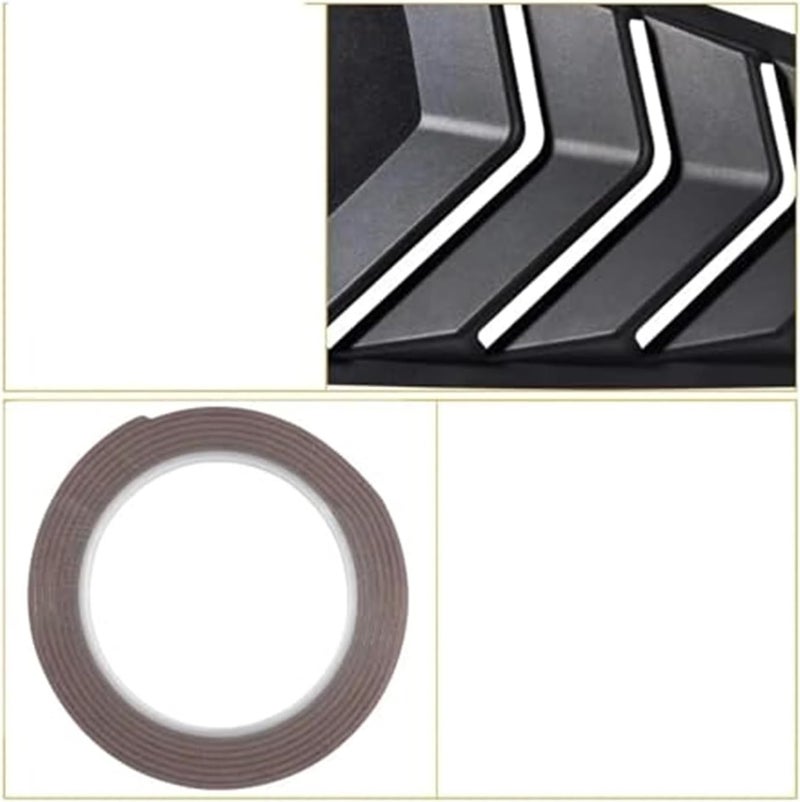 QASULER Car Rear Louver Trim for Ford Mustang 2015-2020 - Image 5