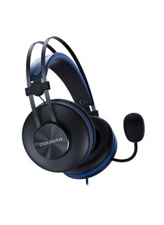 كوجار سماعة رأس Immersa Essential للالعاب سلكيه للبلايستيشن والكمبيوتر - ازرق/اسود  - Image 2