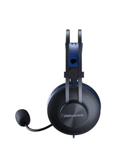 كوجار سماعة رأس Immersa Essential للالعاب سلكيه للبلايستيشن والكمبيوتر - ازرق/اسود  - Image 3