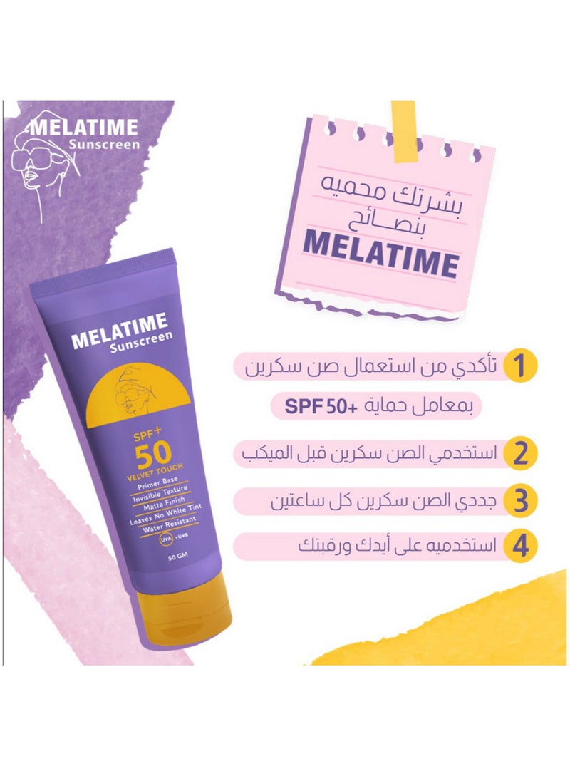 MELATIME Melatem Sunscreen Gel SPF 50+ 50g  - Image 4