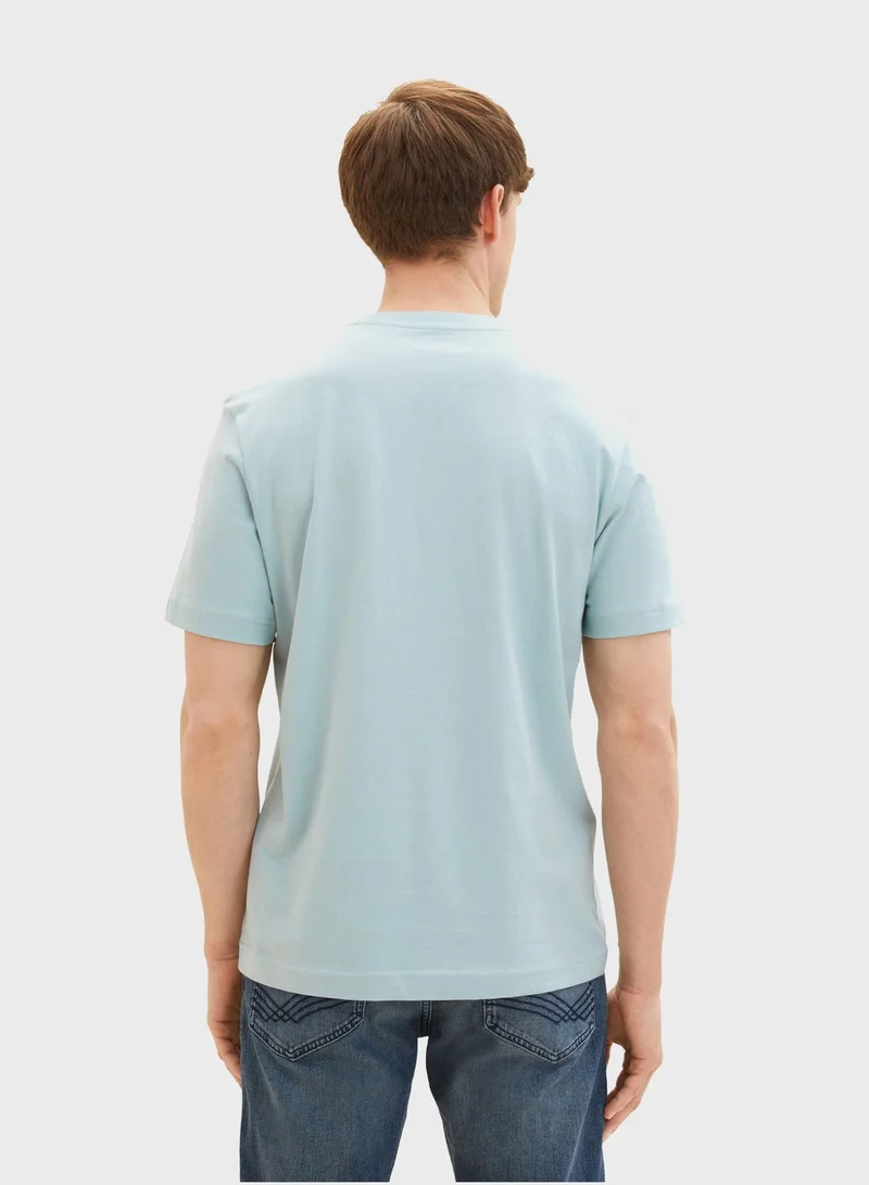 TOM TAILOR Logo Crew Neck T-Shirt