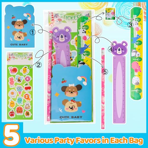 Mepmela Prefilled Birthday Goodie Bags, 24 Pack Premade Classroom Birthday Gifts, Return Gifts Classroom Rewards Students Gift Class Prizes - Image 4