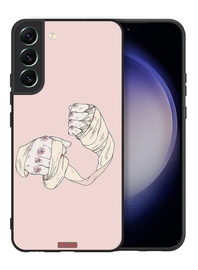 Tolwak Samsung Galaxy S22 5G Protective Case Cover Fighter Art - Image 2