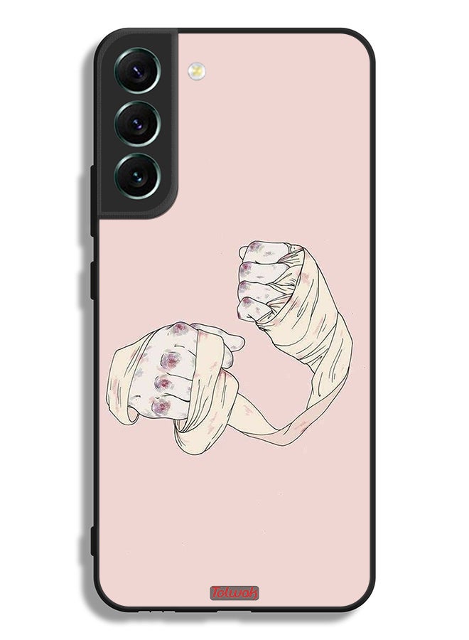 Tolwak Samsung Galaxy S22 5G Protective Case Cover Fighter Art - Image 3