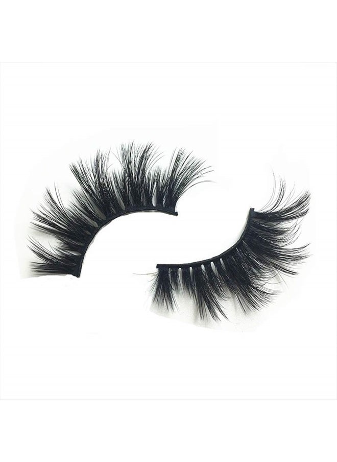 DAODER Lashes False Eyelashes 20MM Dramatic Look Faux Mink Wispy Long Fake Eye Lashes Pack for Women Daily Makeup 7 Pairs (6D 25mm Lashes)  - Image 3