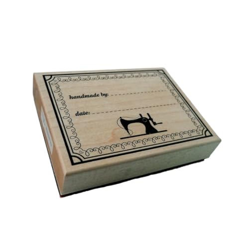 Madam Sew Fabric Stamp Pad Handmade by Custom Name Stamp for Clothing Kids Quilts Gifts Washable Reusable Permanent Clothing Stamp Works with Permanent Fabric Ink 3x4 for Personal Touch