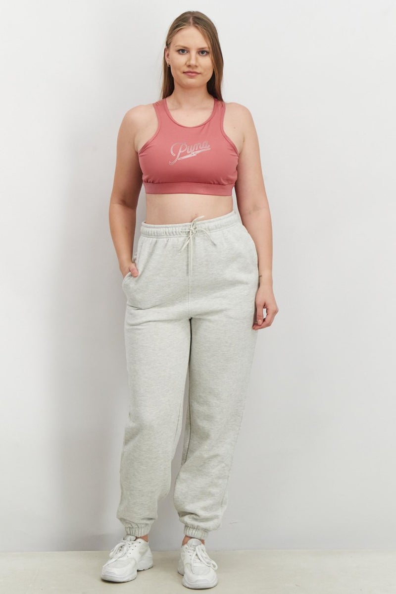 PUMA Women Sportswear Fit Sleeveless Training Sports Bra, Mauve Wood - Image 2