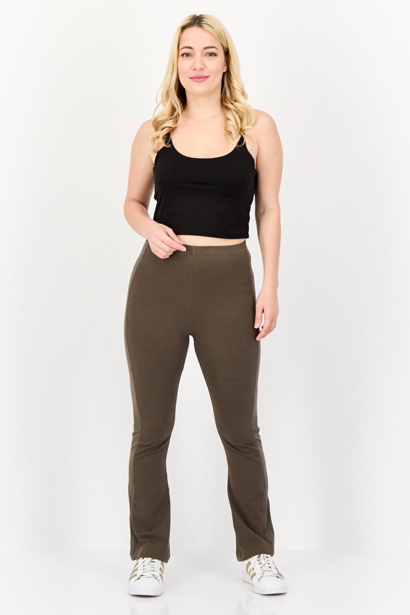 Reebok Women Sportswear Fit Training Track Pant, Brown  - Image 2