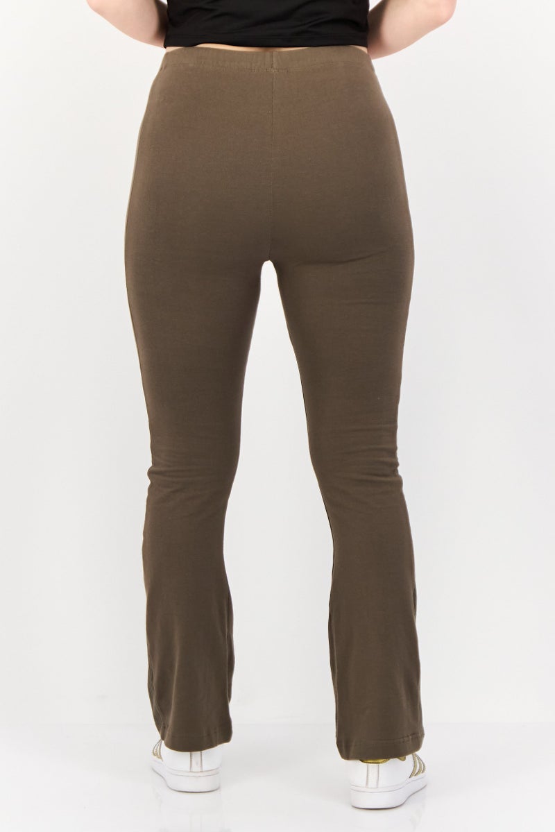 Reebok Women Sportswear Fit Training Track Pant, Brown  - Image 3