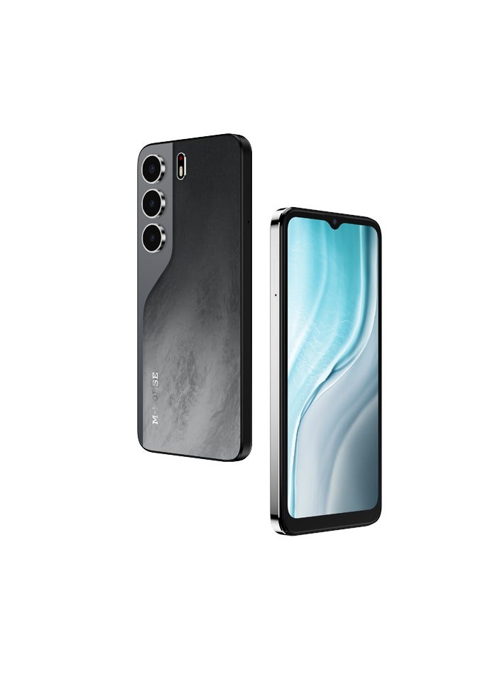 إم-هورس هاتف M-HORSE 40 Pro+ بسعة 128 جيجابايت وذاكرة 8 جيجابايت RAM، شاشة عالية الدقة، بطارية 5000 مللي أمبير، لون رمادي. - Image 1