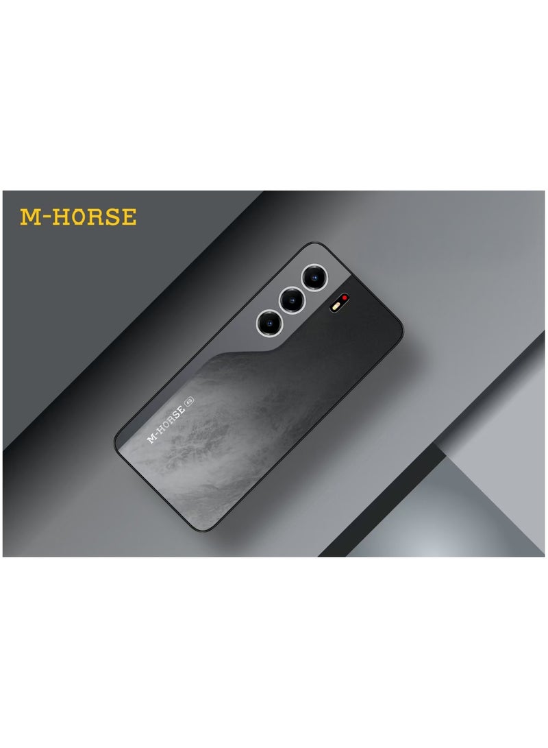 إم-هورس هاتف M-HORSE 40 Pro+ بسعة 128 جيجابايت وذاكرة 8 جيجابايت RAM، شاشة عالية الدقة، بطارية 5000 مللي أمبير، لون رمادي. - Image 2