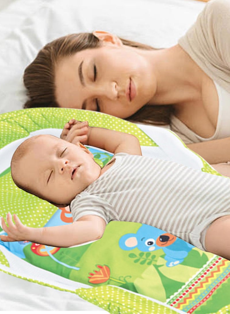 ما بيبي المحمولة سرير قابلة للطي ، مع مصباح ، والموسيقى ، حفاضات تغيير الجدول ، سرير الأطفال حديثي الولادة ، ومناسبة للسفر والاستخدام المنزلي - Image 2