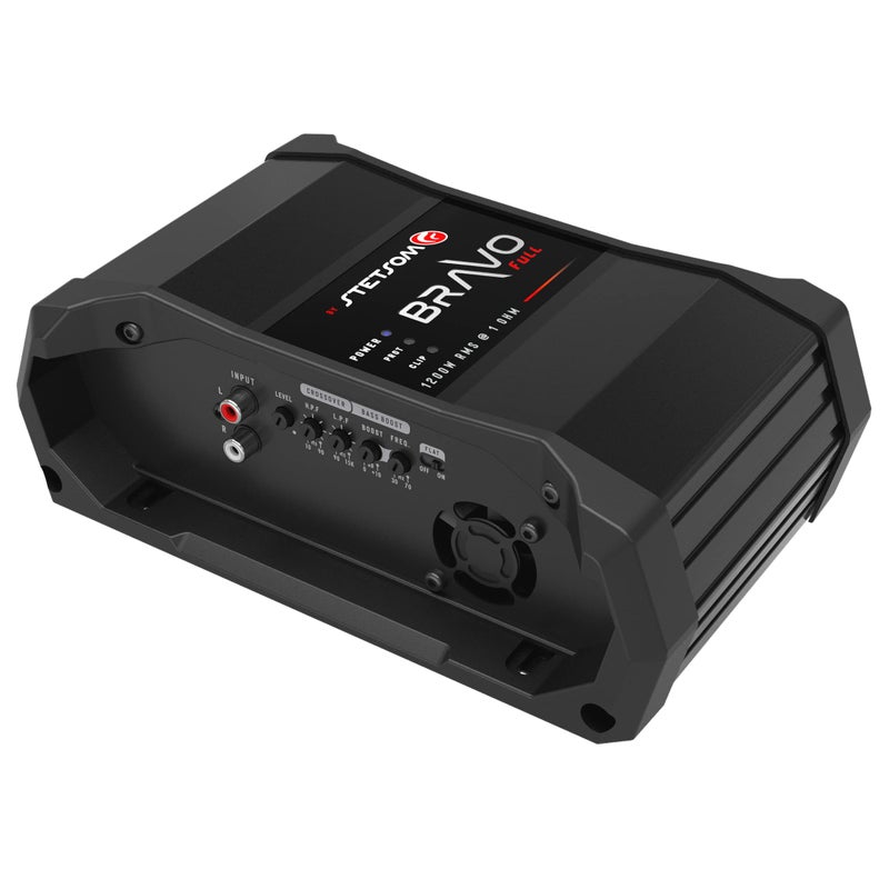 Stetsom Bravo Full 1200 1 Ohm Mono Car Amplifier, 1200.1 1.2K Watts RMS, 1Î© Stable Car Audio, HD Sound Quality, Crossover & Bass Boost, Car Stereo Speaker Subwoofer MD, Smart Coolers - Image 3