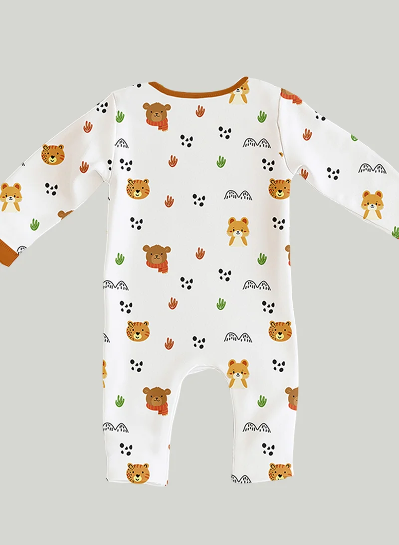 Luay Orange Bear Premium Gift Box Set with The Baby Romper, Baby Feeding Bottle and Teddy Bear Best Hamper for Babies  | Best Price UAE