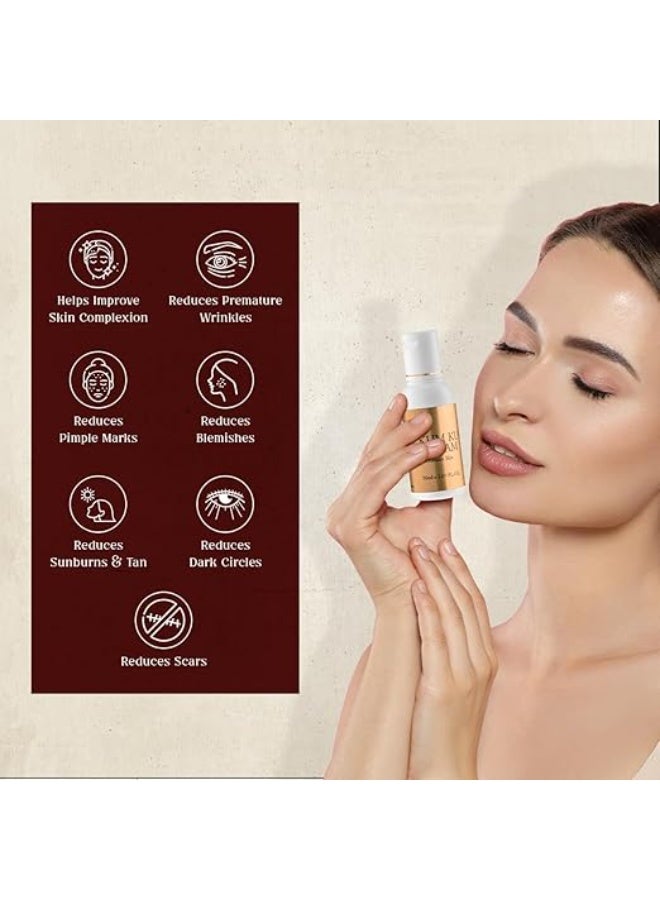 vasu Kum Kumadi Tailam 50 ml Oil Enriched With Pure Saffron For Radiant Skin - Image 3