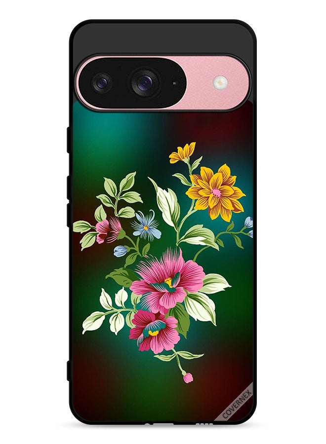 Covernex Google Pixel 9 Protective Case Cover HD Flowers - Image 1