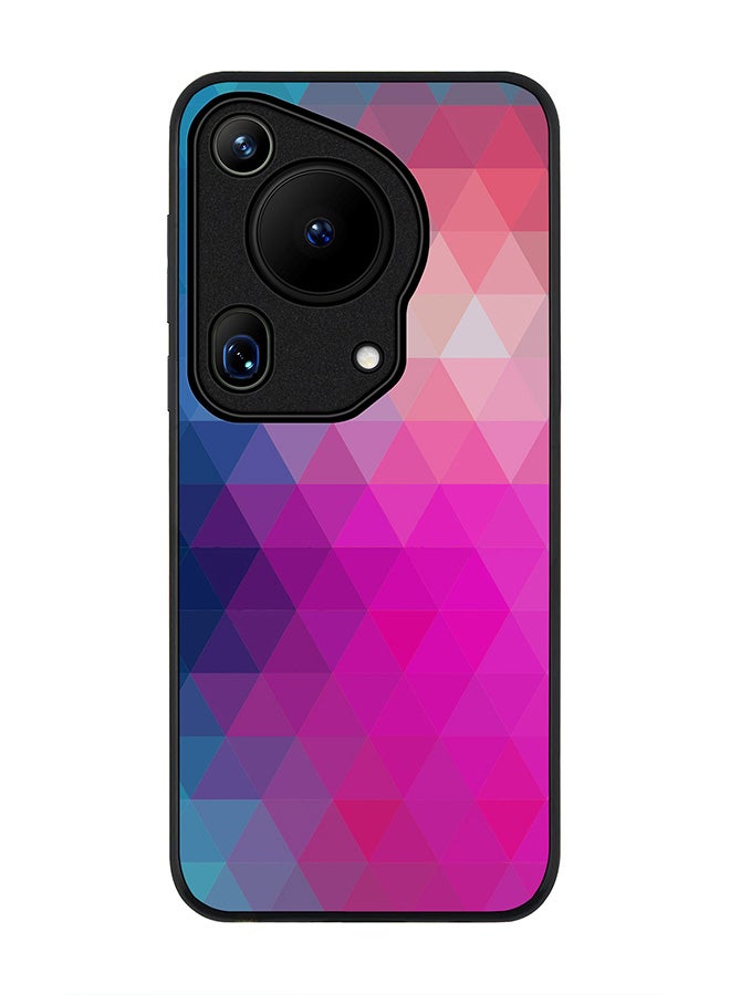 Stylizedd Rugged Black edge case for Huawei Pura 70 Ultra, Slim fit Soft Case Flexible Rubber Edges Anti Drop TPU Gel Thin Cover -  Violet Prism - Image 1