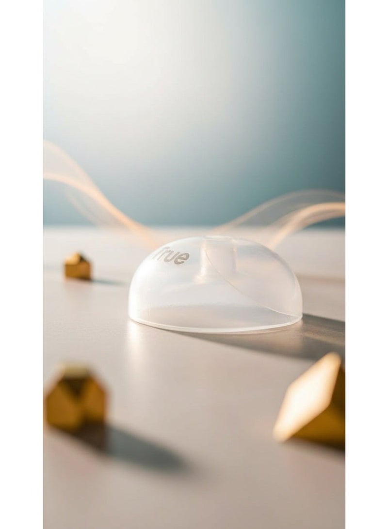 ترو واقي حلمة ترو جولد مع علبة حماية | قطعتان | المقاس الكبير L | خالٍ من مادة BPA | واقٍ سيليكون ناعم للرضاعة | حماية لطيفة للحلمات الحساسة - Image 5