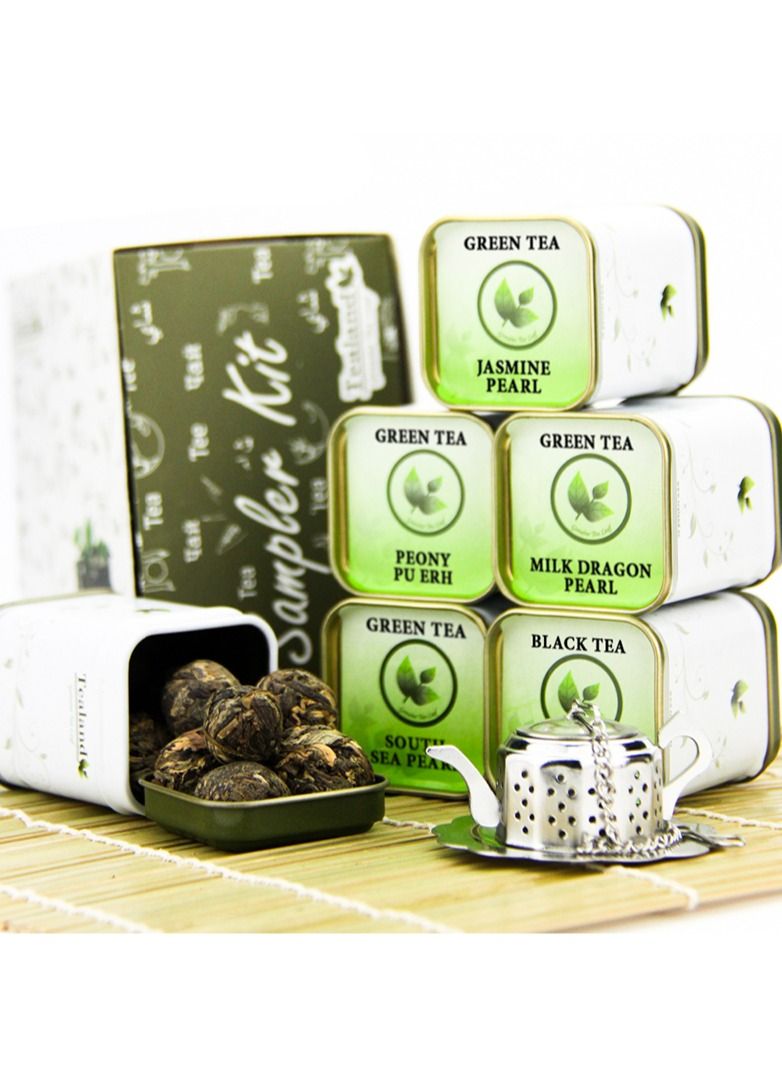 Tealand Sampler Kit Black Tea Pu Erh Set of products - Image 1