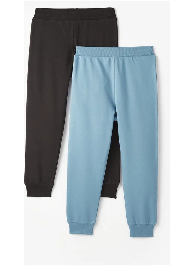 جون June Baby Boy 2-Pack Sweatpant Black - Blue