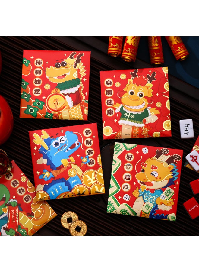 YS New Year's Day Is A Small Size Creative Red Envelope Spring Festival Snake Year Cartoon New Year's Money Red Envelope Bag Manufacturers - Image 2