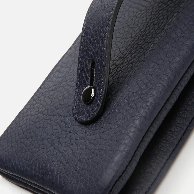 Hotiç 04CAH300750A680 GENUINE Leather Navy Blue Men's Bag