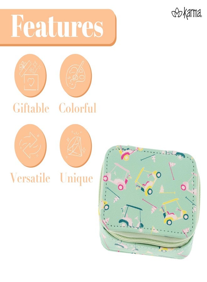 Karma, Travel Pill Case, Weekly Travel Pill Organizer, Removable 8-Compartment Pill Box, Travel Pill Medicine Organizer, Bows - Image 4