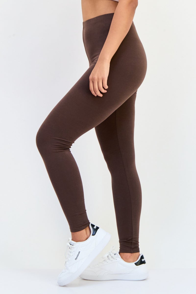 English Laundry Women 2 Pieces Full Length Plain Leggings, Multicolor - Image 2