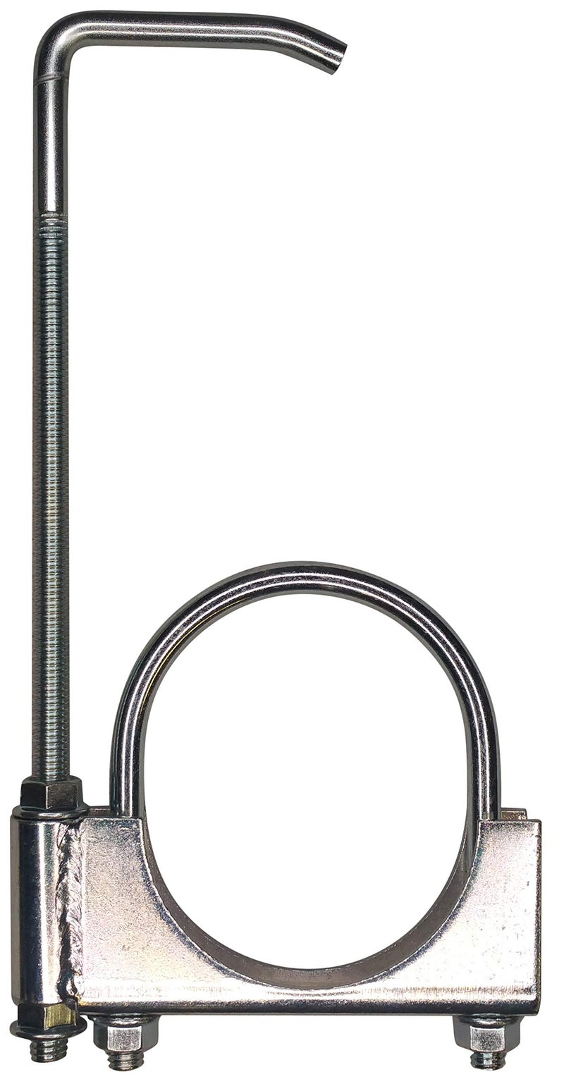 JQuad 3" Universal Clamp On Exhaust Hanger - Fits 3" Exhaust Pipe - Easy Install - Bolt On & Adjust - Made in USA