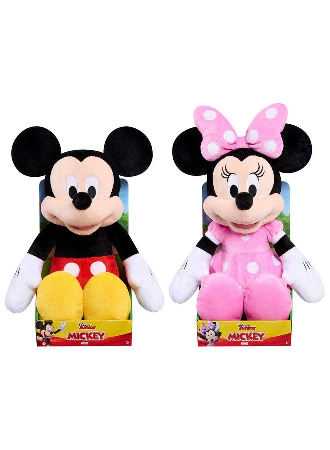 MICKEY MOUSE Disney Junior Mickey Mouse Large Plush Minnie Mouse, Officially Licensed Kids Toys for Ages 2 Up by Just Play  - Image 5